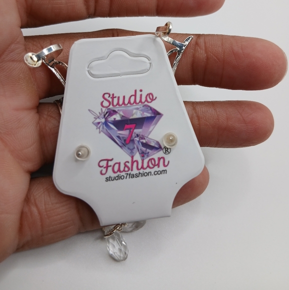 Guardian Angel Crystal Dangle Earrings - Picture 3 of 5